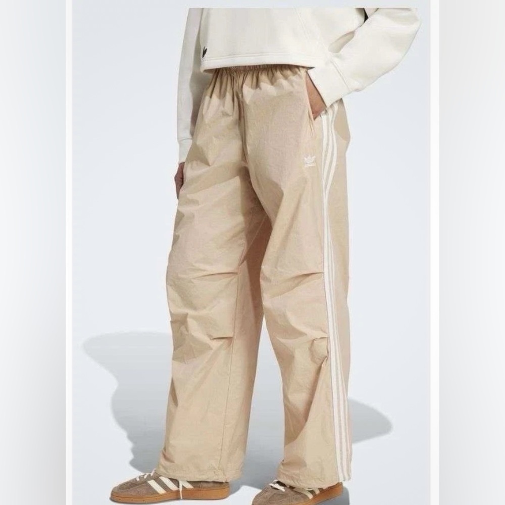 Adidas Women's Beige Track Pants Size L NWT